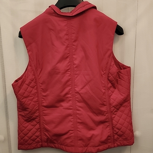 Coldwater Creek Women's Pink Quilted Vest - Picture 2 of 4